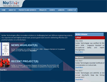 Tablet Screenshot of nustar-tech.com